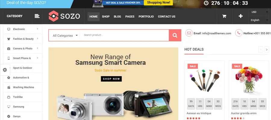 SOZO Mega Shop WordPress eCommerce Theme