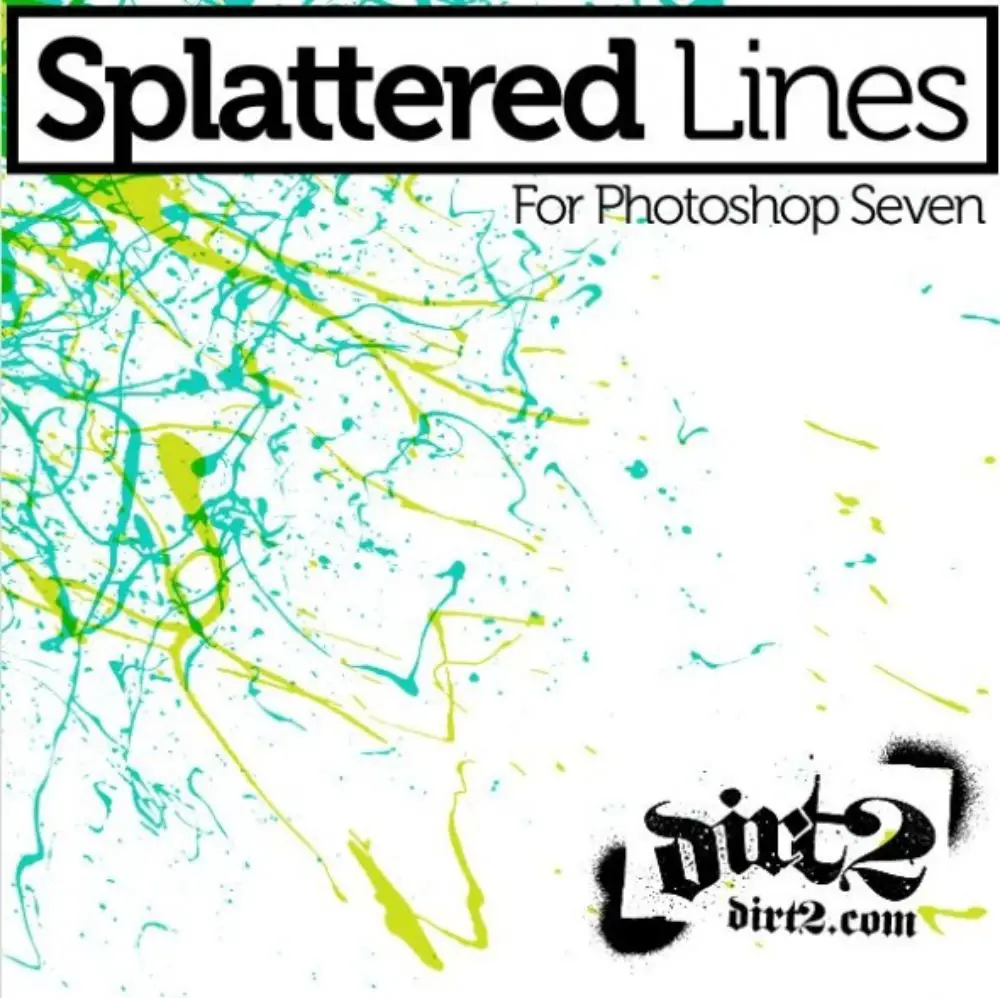 Splatter Line PS Brushes