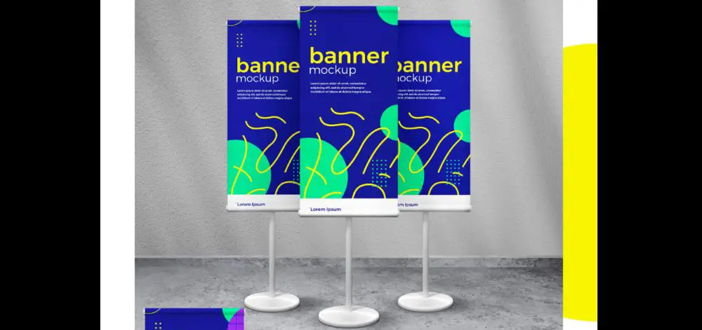 Standing Banner Mockup