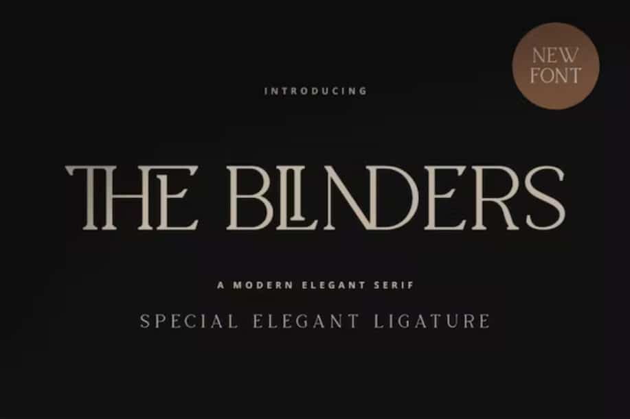 The Blinders - Elegant Serif Font