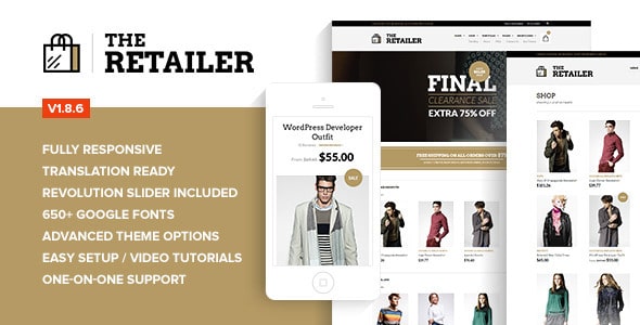 The Retailer WooCommerce Website Template