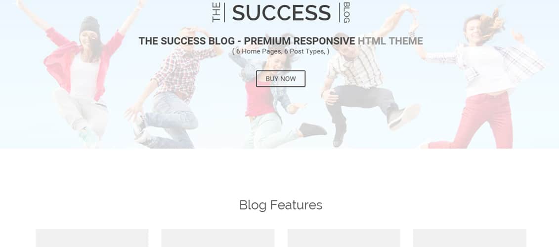 The Success Personal Website Template