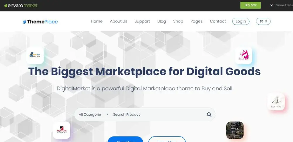 ThemePlace - Marketplace WordPress Theme