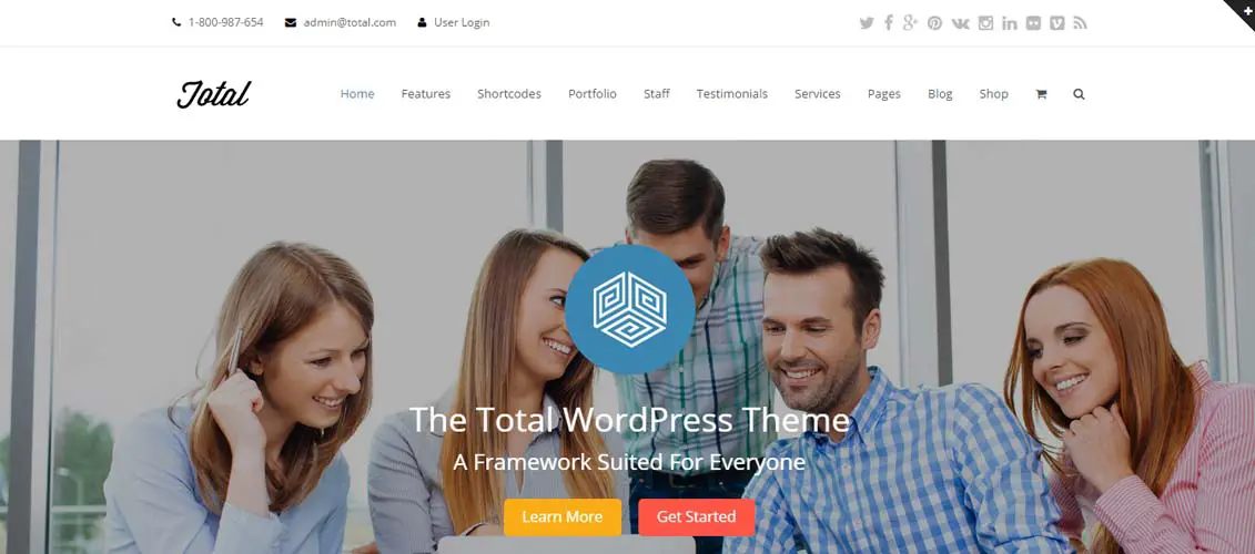 Total - Responsive Multi-Purpose WordPress Theme