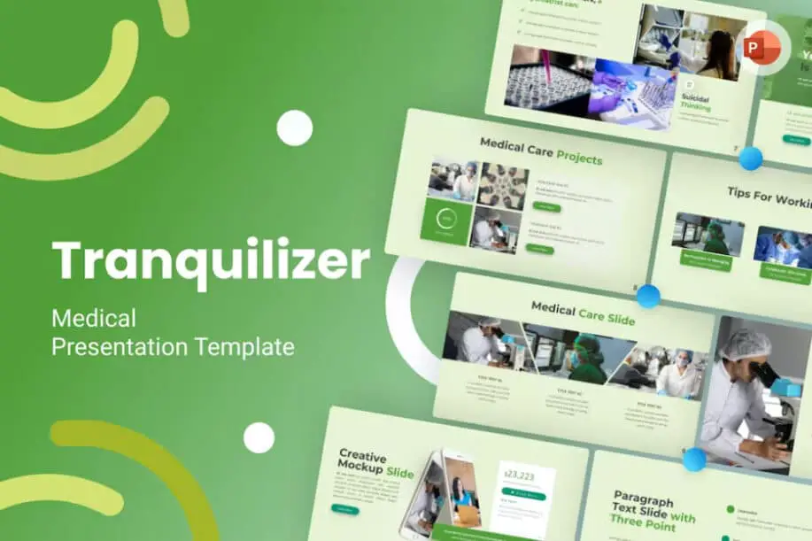 Best Nursing PowerPoint Template: Tranquilizer