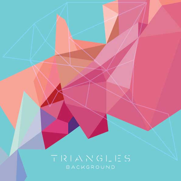 Triangles Background Vector Graphic by Dry Icons