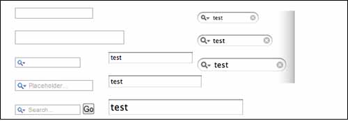 WebKit HTML5 Search Inputs