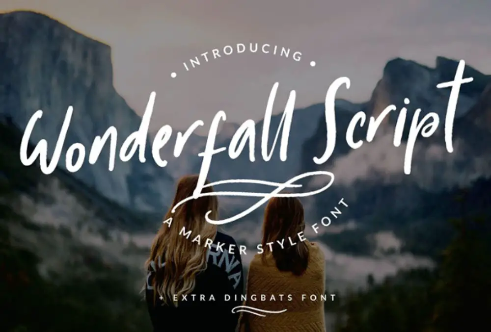 Wonderfall Script fonts