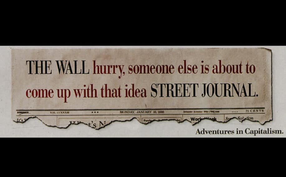 Wall Street Journal Creative Text Ad