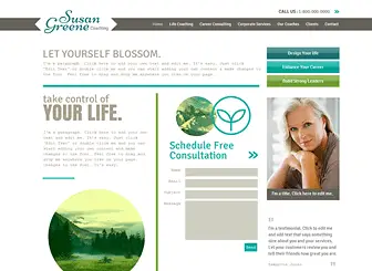 Life Coach Coaching Website Templates