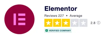 Elementor Trustpilot Reviews