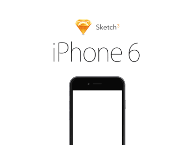 iPhone 6 Sketch Template