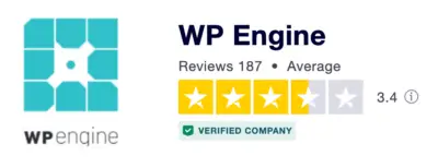 WP Engine Trustpilot Reviews